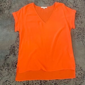 Lavender Brown Silk Top